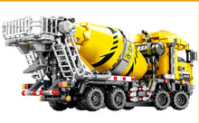 Load image into Gallery viewer, City Engineering Bulldozer Crane Technic Car Truck Excavator Roller Building Blocks
