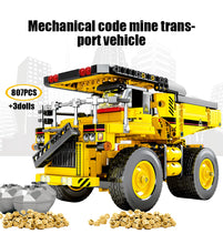 Load image into Gallery viewer, City Engineering Bulldozer Crane Technic Car Truck Excavator Roller Building Blocks
