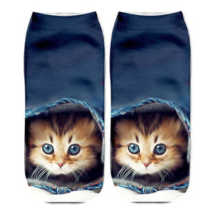 Funny animal Cute 3D Print Socks