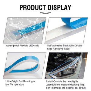 Waterproof Flexible Universal Car LED