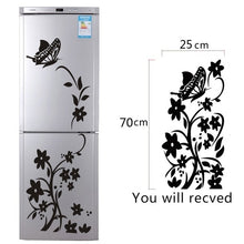 Charger l&#39;image dans la galerie, Creative Refrigerator Black Sticker
