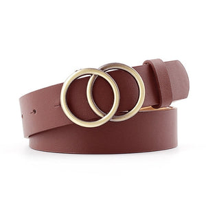 Fashion Double Ring Belt for ladies