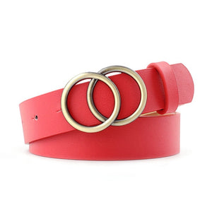 Fashion Double Ring Belt for ladies