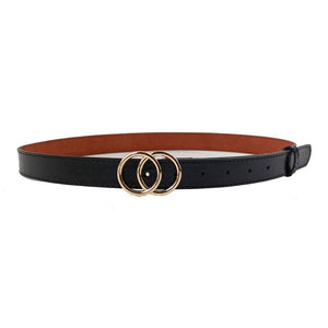 Fashion Double Ring Belt for ladies