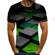 Kép betöltése a galériamegjelenítőbe: Summer O-Neck Daily Casual T shirt 3D Printed
