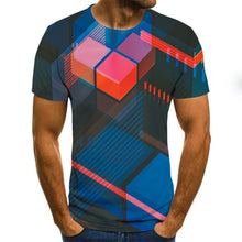 Charger l&#39;image dans la galerie, Summer O-Neck Daily Casual T shirt 3D Printed
