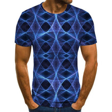 Kép betöltése a galériamegjelenítőbe: Summer O-Neck Daily Casual T shirt 3D Printed
