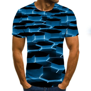 Summer O-Neck Daily Casual T shirt 3D Printed