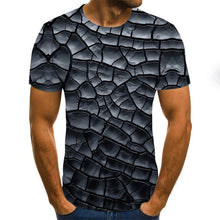 Kép betöltése a galériamegjelenítőbe: Summer O-Neck Daily Casual T shirt 3D Printed
