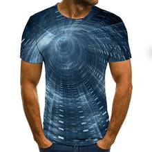 Kép betöltése a galériamegjelenítőbe: Summer O-Neck Daily Casual T shirt 3D Printed
