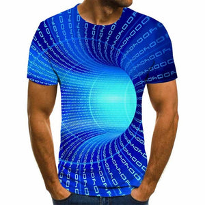 Summer O-Neck Daily Casual T shirt 3D Printed