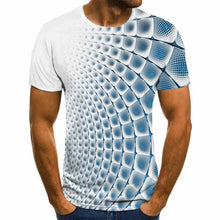 画像をギャラリービューアに読み込む, Summer O-Neck Daily Casual T shirt 3D Printed
