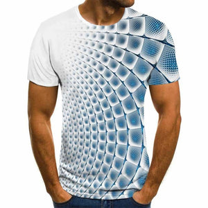 Summer O-Neck Daily Casual T shirt 3D Printed