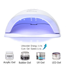 Kép betöltése a galériamegjelenítőbe: UV LED Lamp For Nails Dryer
