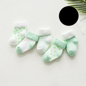 Cartoon Comfort Cotton Newborn Socks