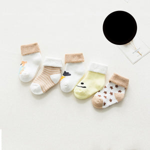 Cartoon Comfort Cotton Newborn Socks