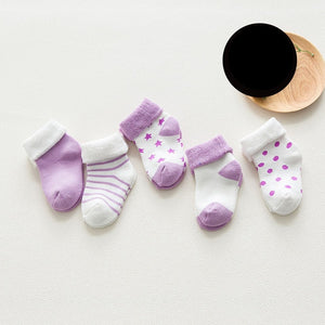 Cartoon Comfort Cotton Newborn Socks