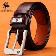 将图片加载到图库查看器，Cow genuine leather luxury male belts
