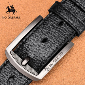 Cow genuine leather luxury male belts