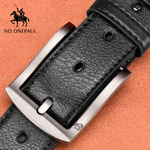 Cow genuine leather luxury male belts