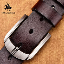 Kép betöltése a galériamegjelenítőbe: Cow genuine leather luxury male belts
