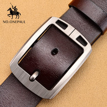 Kép betöltése a galériamegjelenítőbe: Cow genuine leather luxury male belts
