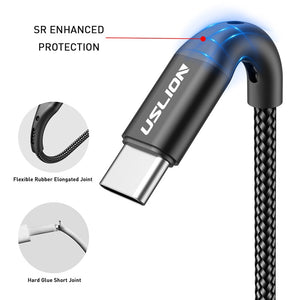 USB Type C Cable Fast Charging Wire for Samsung Galaxy