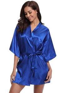 A sophisticated and alluring look Silk Bathrobe