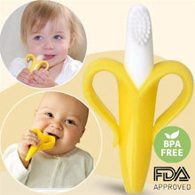 Kép betöltése a galériamegjelenítőbe: BPA Free Banana Silicone Chew Dental Care
