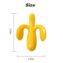 Load image into Gallery viewer, BPA Free Banana Silicone Chew Dental Care
