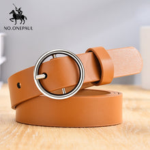 Kép betöltése a galériamegjelenítőbe: Genuine Leather New Punk style belts for women
