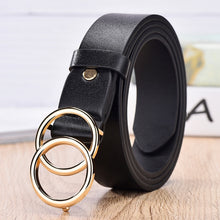 将图片加载到图库查看器，Genuine Leather New Punk style belts for women
