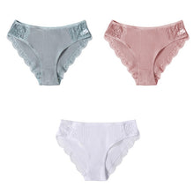 Kép betöltése a galériamegjelenítőbe: Perfect blend of comfort, Cotton Underwear 3PCS/Set
