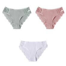 Kép betöltése a galériamegjelenítőbe: Perfect blend of comfort, Cotton Underwear 3PCS/Set
