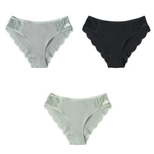 Kép betöltése a galériamegjelenítőbe: Perfect blend of comfort, Cotton Underwear 3PCS/Set
