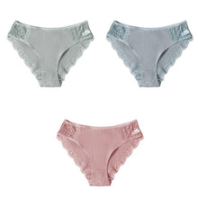 Kép betöltése a galériamegjelenítőbe: Perfect blend of comfort, Cotton Underwear 3PCS/Set
