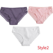 Kép betöltése a galériamegjelenítőbe: Perfect blend of comfort, Cotton Underwear 3PCS/Set
