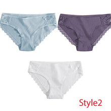 Kép betöltése a galériamegjelenítőbe: Perfect blend of comfort, Cotton Underwear 3PCS/Set
