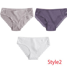 画像をギャラリービューアに読み込む, Perfect blend of comfort, Cotton Underwear 3PCS/Set
