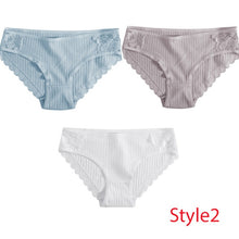 画像をギャラリービューアに読み込む, Perfect blend of comfort, Cotton Underwear 3PCS/Set
