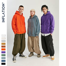 将图片加载到图库查看器，Men&#39;s Thick Fleece Hoodies Hip Hop
