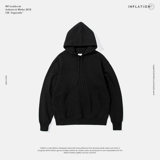 Men's Thick Fleece Hoodies Hip Hop