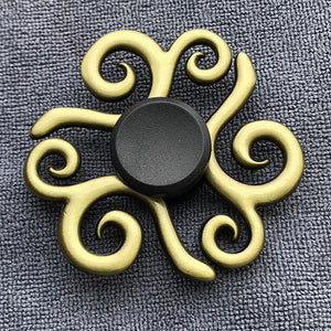 Fidget Spinner Brass Color