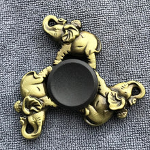 Cargar imagen en el visor de la galería, Fidget Spinner Brass Color
