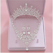 Load image into Gallery viewer, Crystal Wedding Bridal Jewelry Sets
