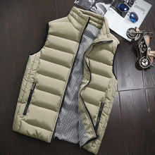 Kép betöltése a galériamegjelenítőbe: Sleeveless Jacket Male Casual
