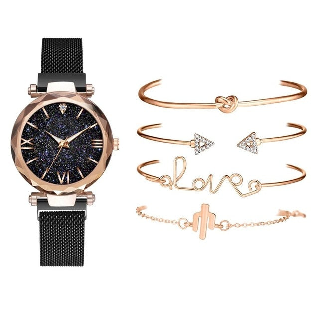 Hot sell Luxury Women Watches Bracelet set