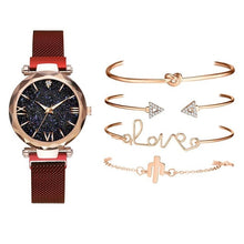 Kép betöltése a galériamegjelenítőbe: Hot sell Luxury Women Watches Bracelet set
