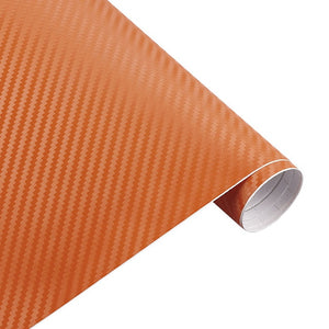 Carbon Fiber Vinyl Car Wrap Sheet Roll Film 3D