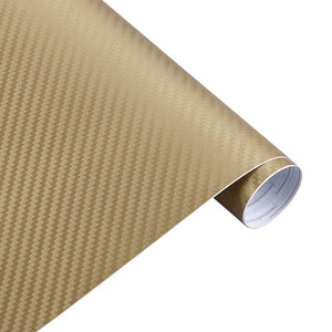 Carbon Fiber Vinyl Car Wrap Sheet Roll Film 3D